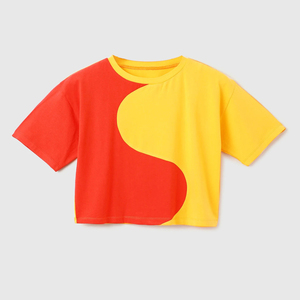 เสื้อครอปท็อปผู้หญิง ผ้าเรียบสีพื้น แห้งเร็ว ขายดี ราคาสมเหตุสมผล - Product Image 2