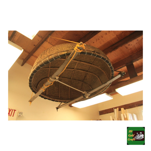 Bamboo Coracle Authentic Handwoven Round <b>Basket</b> Boat For Water Sports Resort Tours And Coastal <b>Fishing</b> Made In Vietnam - Product Image 1