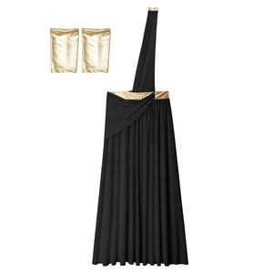 Falda larga de Cosplay griego antiguo para hombre, <span class=keywords><strong>Toga</strong></span> romana con pulseras, disfraces de Guerrero griego de Halloween, disfraces de baile de actuación - Product Image 4