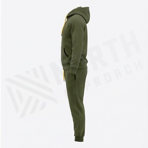 Survêtement en velours de haute qualité personnalisé pour hommes, vêtements de sport en velours, survêtement en molleton de luxe pour hommes, survêtements pour hommes - Product Image 3