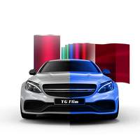 Film de protection de la peinture Ppf pour voiture Film d'emballage en vinyle de couleur Ppf Film de changement de couleur Rainbow Laser Silver Vinyl Car Wrapping Film