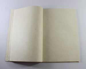 Carnet élégant de style japonais, magnifique, lisse, relié rigide avec cordon en coton assorti sur le dos - Product Image 3