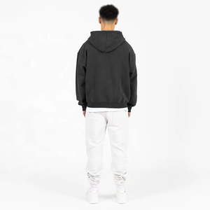 Sudaderas con Capucha Personalizadas con Logotipo OEM, Estilo Desgastado, de Poliéster/Algodón, para Hombre, Estilo Y2K, Gótico, Vintage, Lisas - Product Image 6