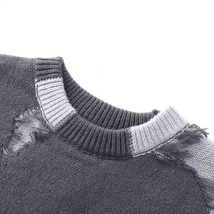 Pull moderne pour homme, classique, à manches longues, chaud, décontracté, vêtements de mode, tricot, fabricant en gros - Product Image 2