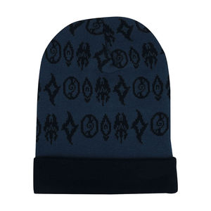 Wholesale new Unique Design Knitted Breathable Beanie Cap For Unisex Top Seller <b>Winter</b> Solid Plain Dyed jacquard Beanie <b>Hats</b> - Product Image 2