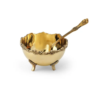 Venta al por mayor de latón cuenco de helado reutilizable ensalada fruta aperitivo pudín cuenco moderno cuenco de helado mejor venta - Product Image 6