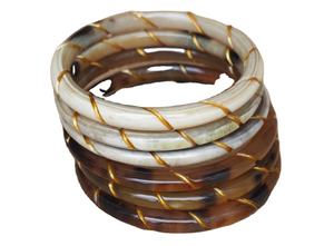 Hot Sale Handmade Fashion <b>Bracelets</b> for Women Horn Bangles and Buffalo Horn Cuff Brass Finished Jewelry - Product Image 4