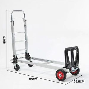Carrello Pieghevole per Casa, Capacità di Carico 200kg, in Acciaio Inox e Materiale PP, Carrello Portautensili Personalizzabile OEM - Product Image 1