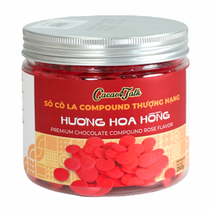 Wholesale Hot Selling Shipping <b>Direct</b> Factory HALAL Compound Chocolate OEM/ODM <b>Bakery</b> Biscuits Rose Chocolate Button Cocoa 1KG - Product Image 1