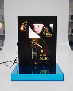 ขาตั้งโชว์อะคริลิคพร้อมจอวิดีโอ LCD วัสดุทำจากไม้พลาสติกสำหรับโปรโมชั่นของร้านค้าปลีก - Product Image 4