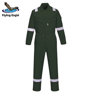 Uniforme de Trabajo Industrial de Alta Visibilidad, Reflectante, Transpirable y Antiestático, Chaqueta y Pantalones Resistentes de Algodón de Alta Resistencia - Product Image 1