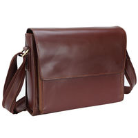 Sac messager vintage en cuir de vachette pour homme, sac à bandoulière pour ordinateur portable, porte-documents en promotion