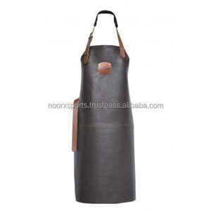 Custom Wholesale New Design Cheap Price 100% Genuine Leather <b>Kitchen</b> Cooking Waterproof <b>Apron</b> And Other Usage <b>Apron</b> - Product Image 6
