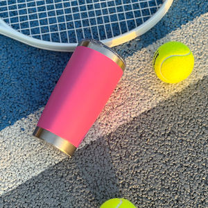 Klassischer Beliebter Werbegeschenk-Thermobecher OEM Fabrikpreis Individueller Druck Edelstahl 304 Isolierter Schiebedeckel 20 oz Autobecher - Product Image 1