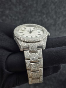 Reloj de Pulsera Perpetual de 41 mm con Bisel de Acero Inoxidable y Cristal de Zafiro, Mecánico Analógico Eta, Unisex de Lujo - Product Image 5