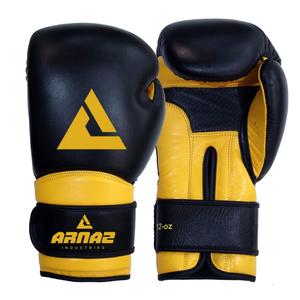 Gants de boxe en cuir de vachette véritable personnalisés de haute qualité avec le motif et le design de votre marque - Product Image 2