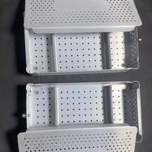 High Quality By Mahfooz Surgical <b>Instruments</b> Stainless Steel Sterilization Box for <b>Laparoscope</b> Manual High-Temperature - Product Image 1