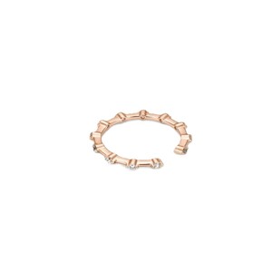 Wholesale 10K 14K 18K Solid Gold Round Lab Diamond Floating Bubble Open Adjustable Full Eternity Engagement <b>Ring</b> <b>Proposal</b> <b>Ring</b> - Product Image 2