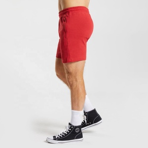 Customized Men's High Mid Waist Fleece Shorts Super Soft Cotton Canvas Knitted <b>Drawstring</b> Closure Multi-Color Options Printed - Product Image 2