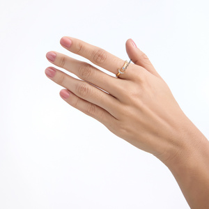 Anillo de Compromiso de Diamantes Cultivados en Laboratorio, Chapado en Rodio, Oro de 10K/14K/18K y Plata 925/935 para Mujer |   Joyería Fina para Uso Diario - Product Image 2