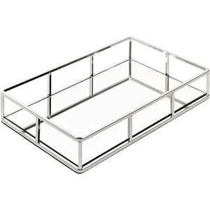 Plateau décoratif miroir géométrique doré, luxe, octogonal, en métal, organiseur de cosmétiques, plateau à bijoux et parfums, décoration intérieure, mariage - Product Image 5