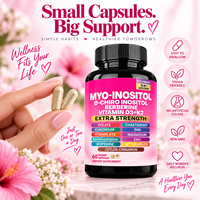 Complément alimentaire 16 en 1 Myo-Inositol D-Chiro-Inositol avec Berbérine, Chasteberry, DIM, Magnésium, Zinc, 60 capsules végétales pour femmes