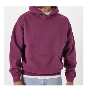 Vente en gros de sweats à capuche surdimensionnés en molleton français lourd 500 g/m², personnalisés, pour hommes, style streetwear - Product Image 1