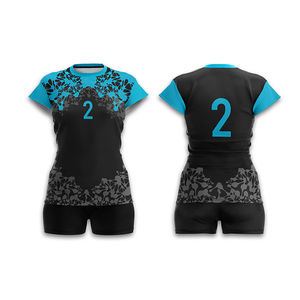 Best Selling High Quality Custom Volleyball Uniform Professional <b>Design</b> Set Printed Technique Wholesale - Product Image 4