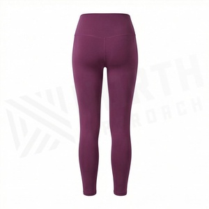 Pantalons de yoga sans couture de haute qualité à taille haute avec poches, leggings de fitness pour femmes, extensibles dans quatre directions, couleur personnalisable - Product Image 2