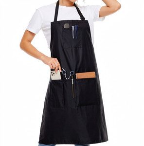 Tabliers de Salon NRZA INTERNATIONAL Personnalisables en Polyester Imperméable avec Logo, Revêtement Protecteur Anti-Décoloration, Tablier de Barbier pour Femmes et Hommes avec Poches - Product Image 2
