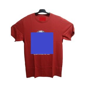 Personalizado básico para hombre Drop hombro grueso algodón en blanco ligero tamaño regular Impresión digital Casual moda suave camisetas para hombres - Product Image 1