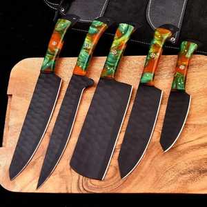Latest Cooking <b>Knife</b> Set Durable Stainless Steel Blades High Quality <b>Kitchen</b> Tasks Chef <b>Knife</b> Set Available At Wholesale Rate - Product Image 2