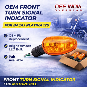 ชุดไฟเลี้ยวหน้า OEM สำหรับรถมอเตอร์ไซค์ Platina 125 อะไหล่เปลี่ยนไฟเลี้ยว - Product Image 2