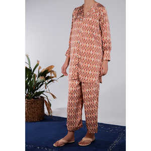 2PC Digital Printed Silk Suit PW4089 Shamouse Turning Tool - Product Image 2