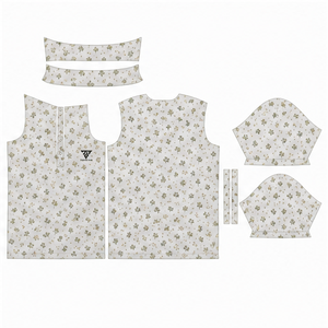 Trackstar Men's <b>Cream</b> Olive Leaf Print Polo <b>Shirt</b> Short Sleeve Button Collar Casual Golf <b>Shirt</b> Custom Logo - Product Image 2