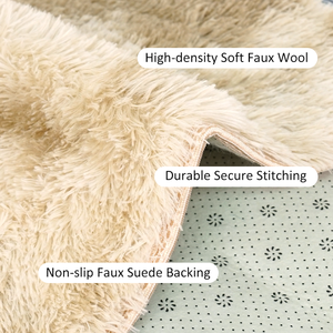 Tapis en fausse fourrure de mouton doux et moelleux à poils longs pour la décoration intérieure - Vente en gros - Product Image 3