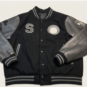 Fabricant de vestes universitaires personnalisées de haute qualité, vestes universitaires de baseball pour hommes, à porter régulièrement. - Product Image 1