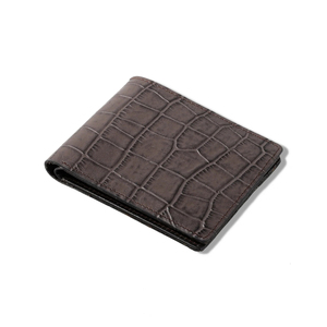 Portefeuille Homme de Luxe en Cuir Véritable, Court et Fin, Anti-RFID, Multifonctionnel, avec Logo Personnalisé, Vente en Gros de Haute Qualité - Product Image 1