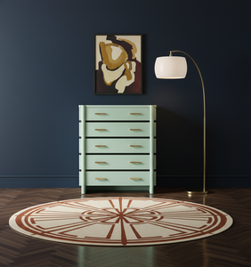 <b>5</b>-drawer Modern Eco-Friendly Chest Mango Bed <b>Frame</b> Bedroom Wholesale Indoor Custom OEM ODM Factory Direct Premium Export Quality - Product Image 6