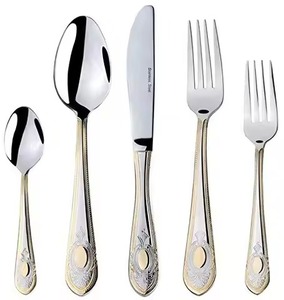 Ensemble de couverts en métal haut de gamme pour hôtels, restaurants et réceptions à domicile - Product Image 5