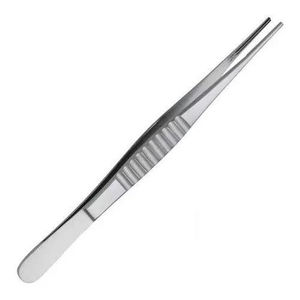 Pinzas quirúrgicas rectas TC DeBakey para tejido, pinzas de pulgar de 15 cm, pinza vascular no traumática de 1.5 mm de acero inoxidable - Product Image 2