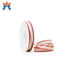 Cinta de algodón Natural, personalizada, 3/8 en marfil, rayas - Product Image 6