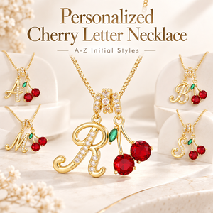Collar con Inicial de Mariposa en Aleación de Cobre Chapado en Oro de 18K OEM, con Dije de Circonita Roja, Colgante Delicado Personalizado para Mujer - Product Image 3