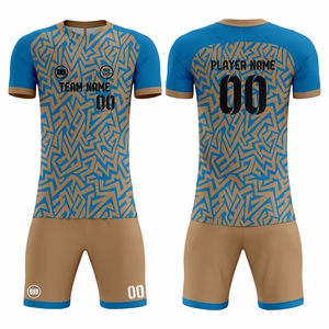 High Quality <b>Soccer</b> Uniform Wholesale Custom Football Kit Private Label Team Jerseys Summer Moisture-Wicking Quick Dry - Product Image 1