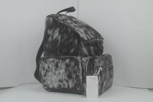 Mochila de Cuero con Pelo de Vaca Auténtico Hecha a Mano, Mochila Unisex de Piel de Vacuno, Proveedor de Marca Personalizada LHBP-0237 - Product Image 3