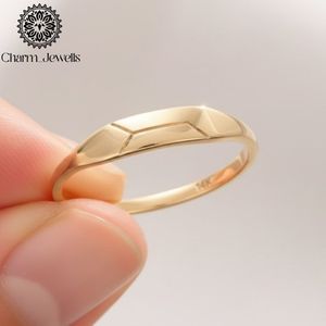 Charm Jewells <b>Silver</b> Gold Plated Moissanite Engagement <b>Eternity</b> Band <b>Ring</b> Prong Setting Women's Classic IGI Certified 3 GM <b>Ring</b> - Product Image 1