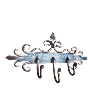 Modern Look Simple Iron Metal <b>Leaf</b> Flower Design Pink Finished <b>Wall</b> Mounted Type Hanger Good Quality Material Used - Product Image 3