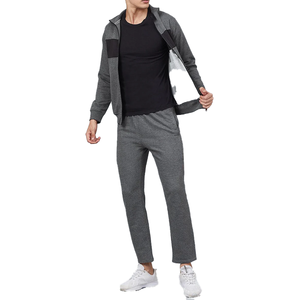 Ensemble de survêtement décontracté unisexe personnalisable deux pièces imprimé, style jogging, avec fermeture éclair intégrale, haute qualité, dernière collection - Product Image 4