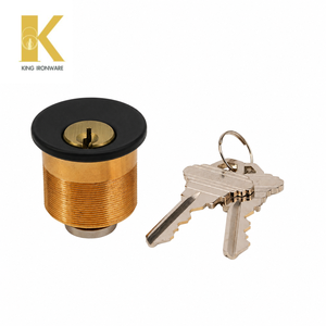 Serrure à mortaise 28 mm avec clé SC, finition bronze huilé, inspection complète en usine, laiton massif durable - Product Image 1