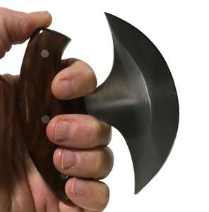 Wood Handle Sheepsfoot Skinner Knife Carbon Steel Blade 0.7mm Thickness For <b>Woodworking</b> - Product Image 4